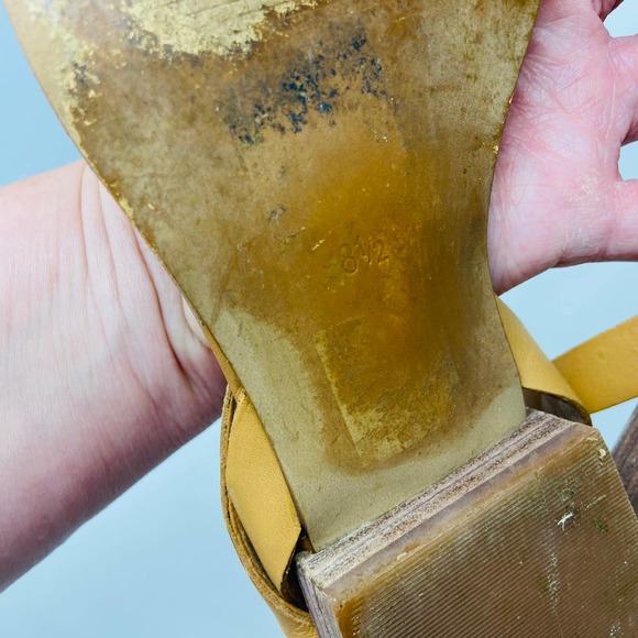 Madewell Tan Leather Heidi Slingback Sandal, Size 8.5 (GUC) - Picture 12 of 14